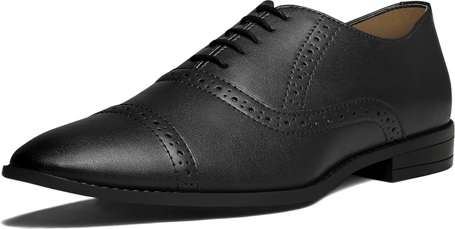 Louis Stitch Black Lace Up Shoes for Men UK 6 - Image 4