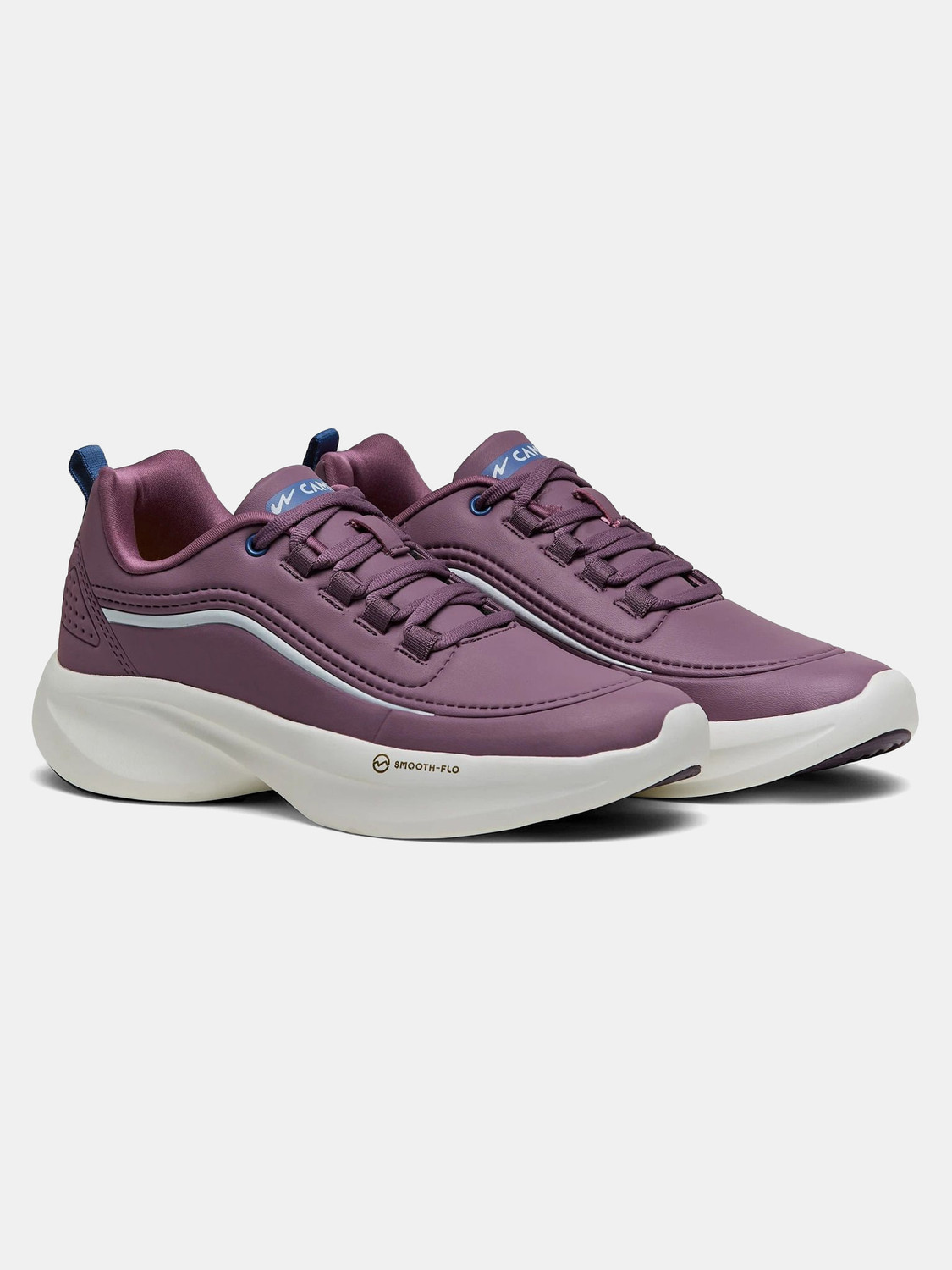 Image of CAMPUS BEETLE Women's Casual Shoes | Easy to Wear Design & Cushioned Insole | Lace-Up Sneakers For Women