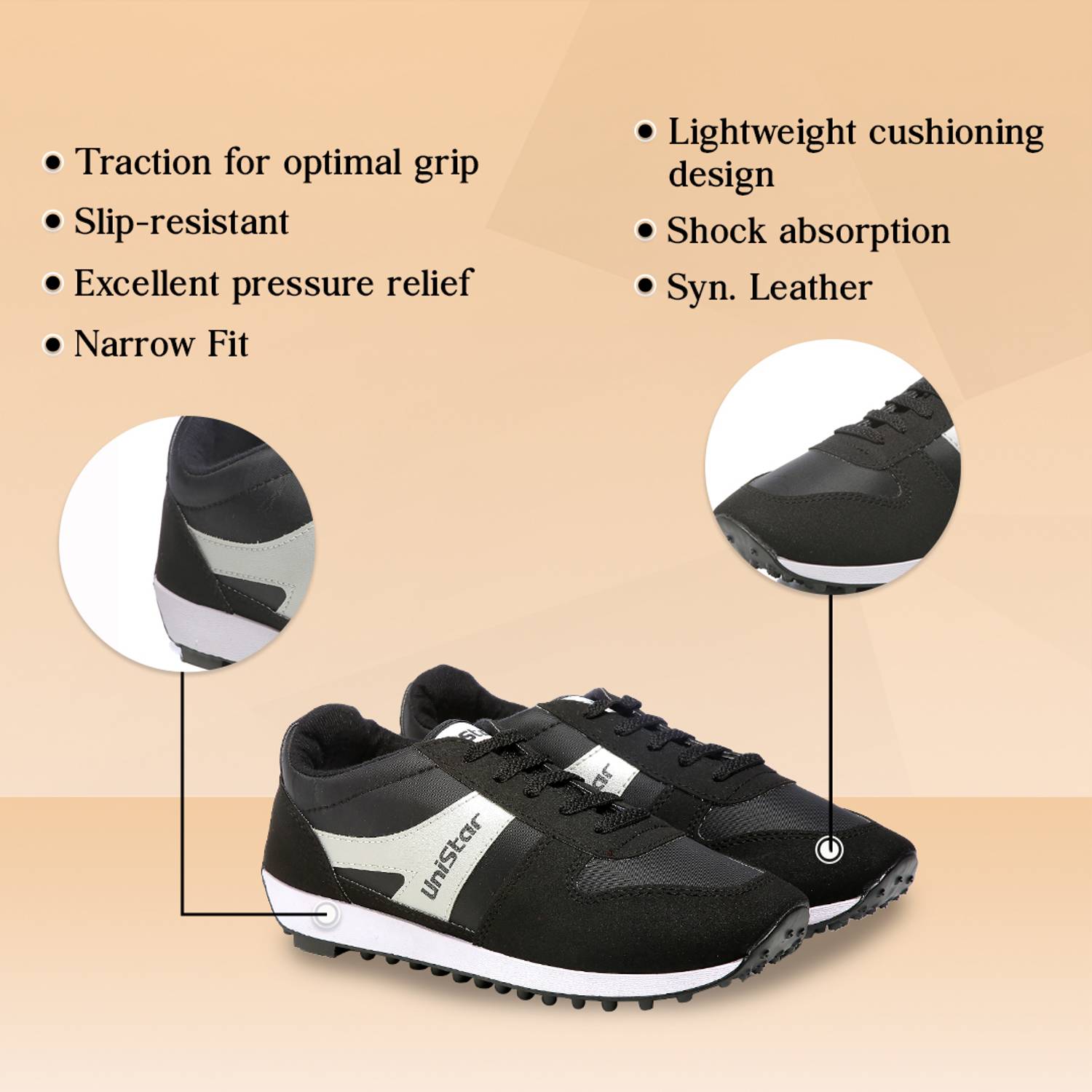 Unistar Comfortable Men's Sports Shoes - Image 5