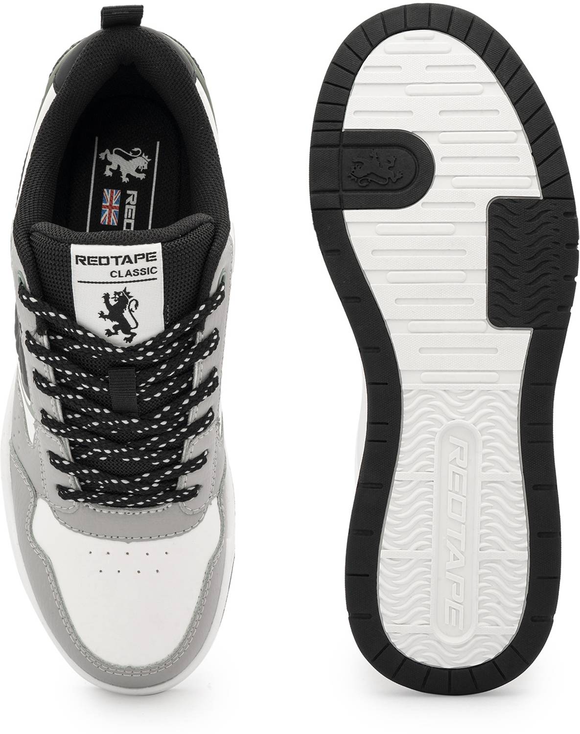 RED TAPE Men Grey Green Low Cut Sneaker - Image 5