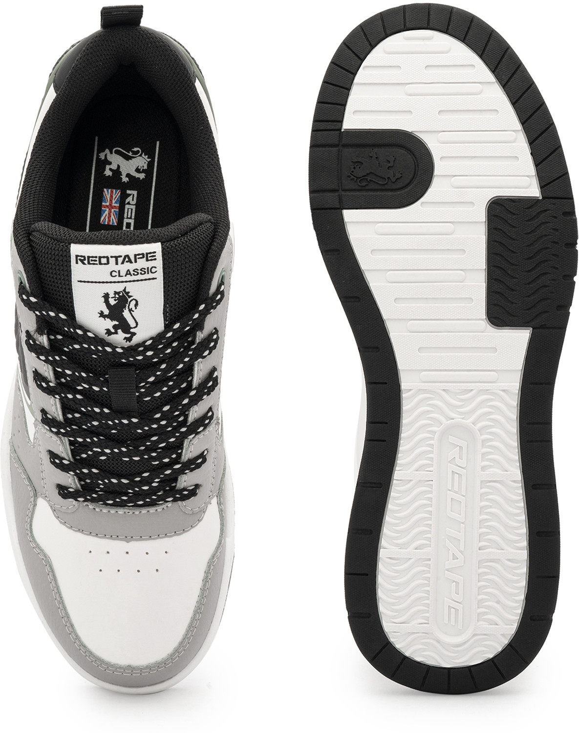 Image of RED TAPE Low Cut Sneaker for Men in Grey Green | Sneaker Sneakers For Men