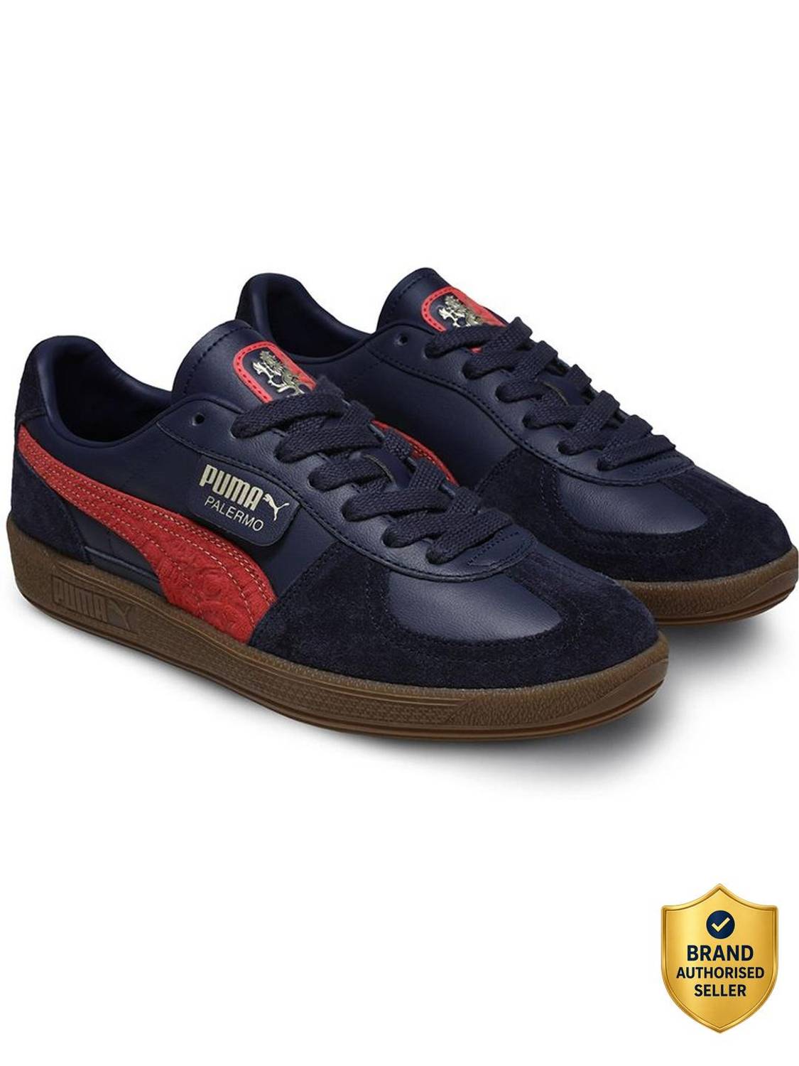 PUMA Palermo X RCB Sneakers For Men (Blue , 9)