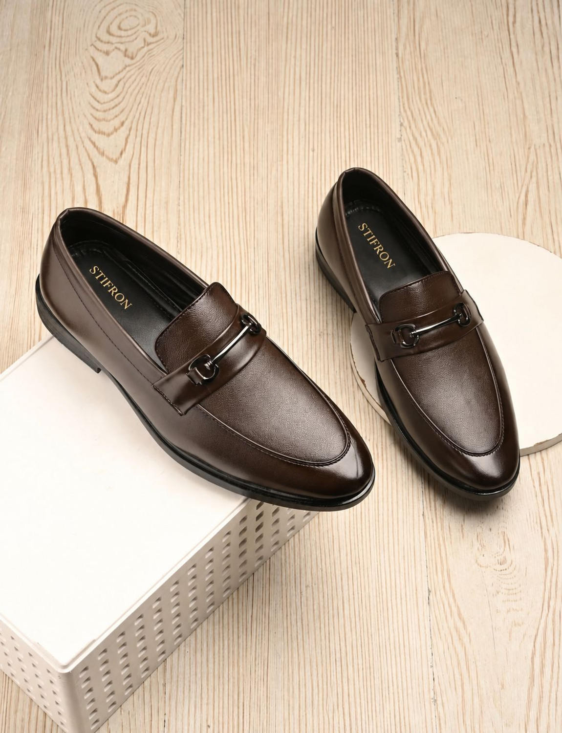Image of STIFRON Mens Trendy Formal Loafers /Comfortable Premium slip on Loafers For Men