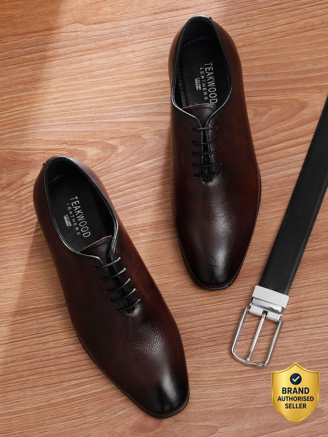 Image of Teakwood Leathers Lace Up For Men