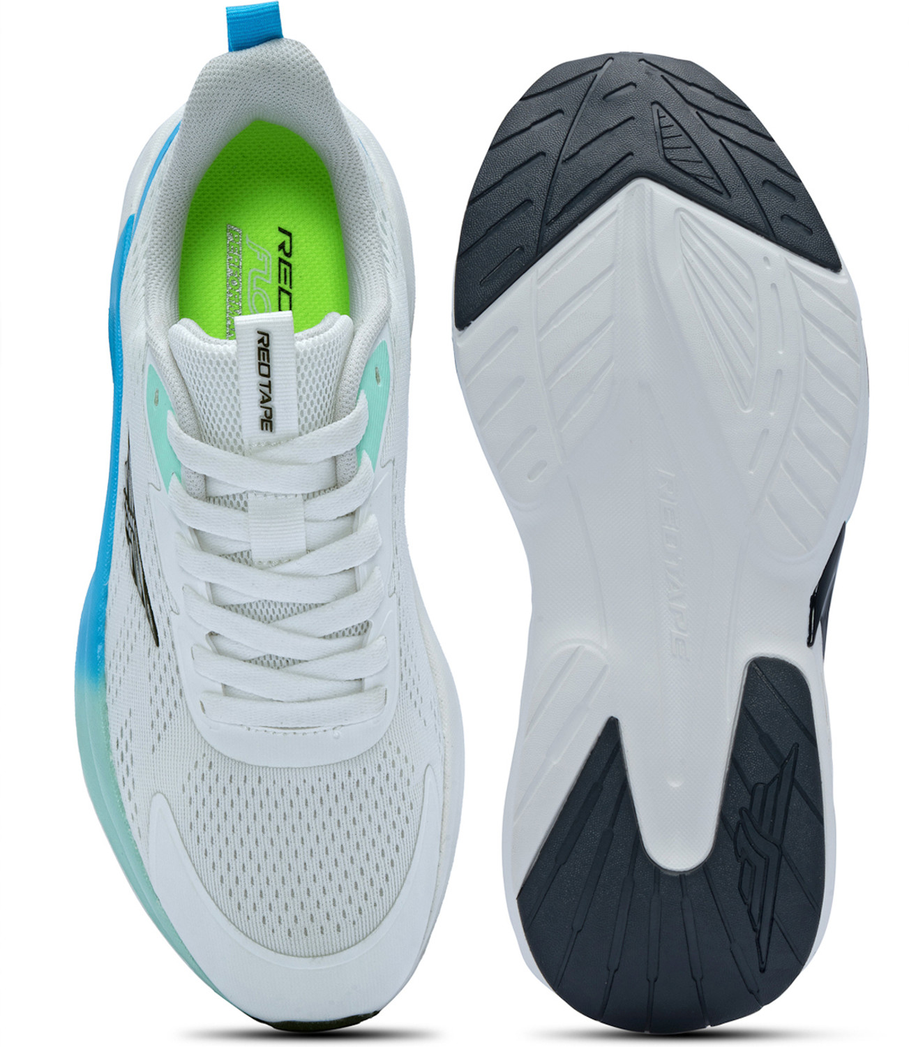 Image of RED TAPE Low Cut Sports Shoes for Men in White | Sports Shoes Walking Shoes For Men