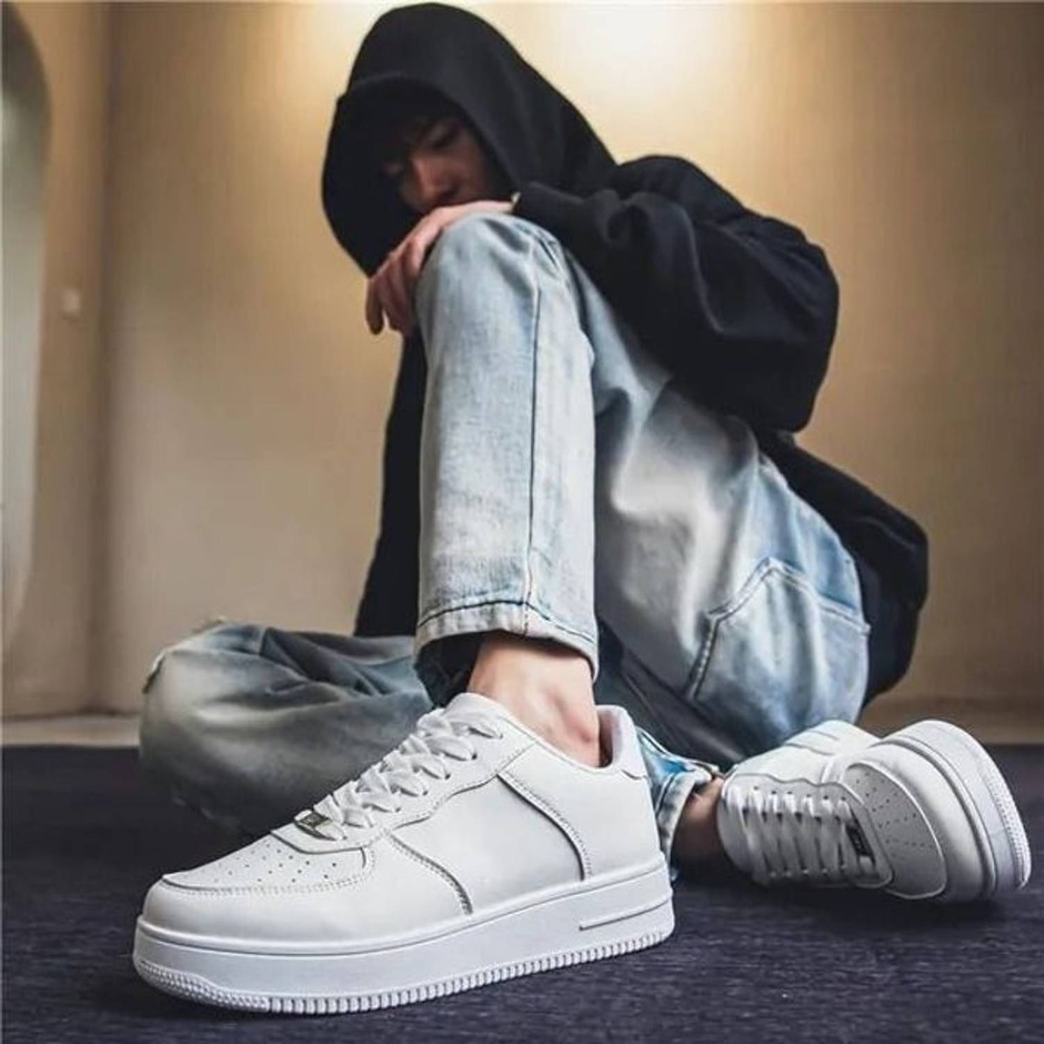 MODESTINE White Sports Shoes for Men - Image 5