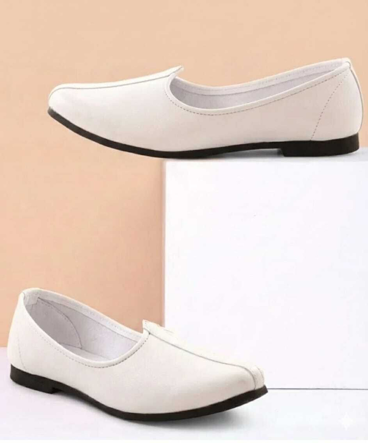 Image of Ekaaya Handmade Leather Ethnic Punjabi Rajasthani Jodhpuri Desi Jalsa Shoe /Mojari /Jutti Loafers For Men