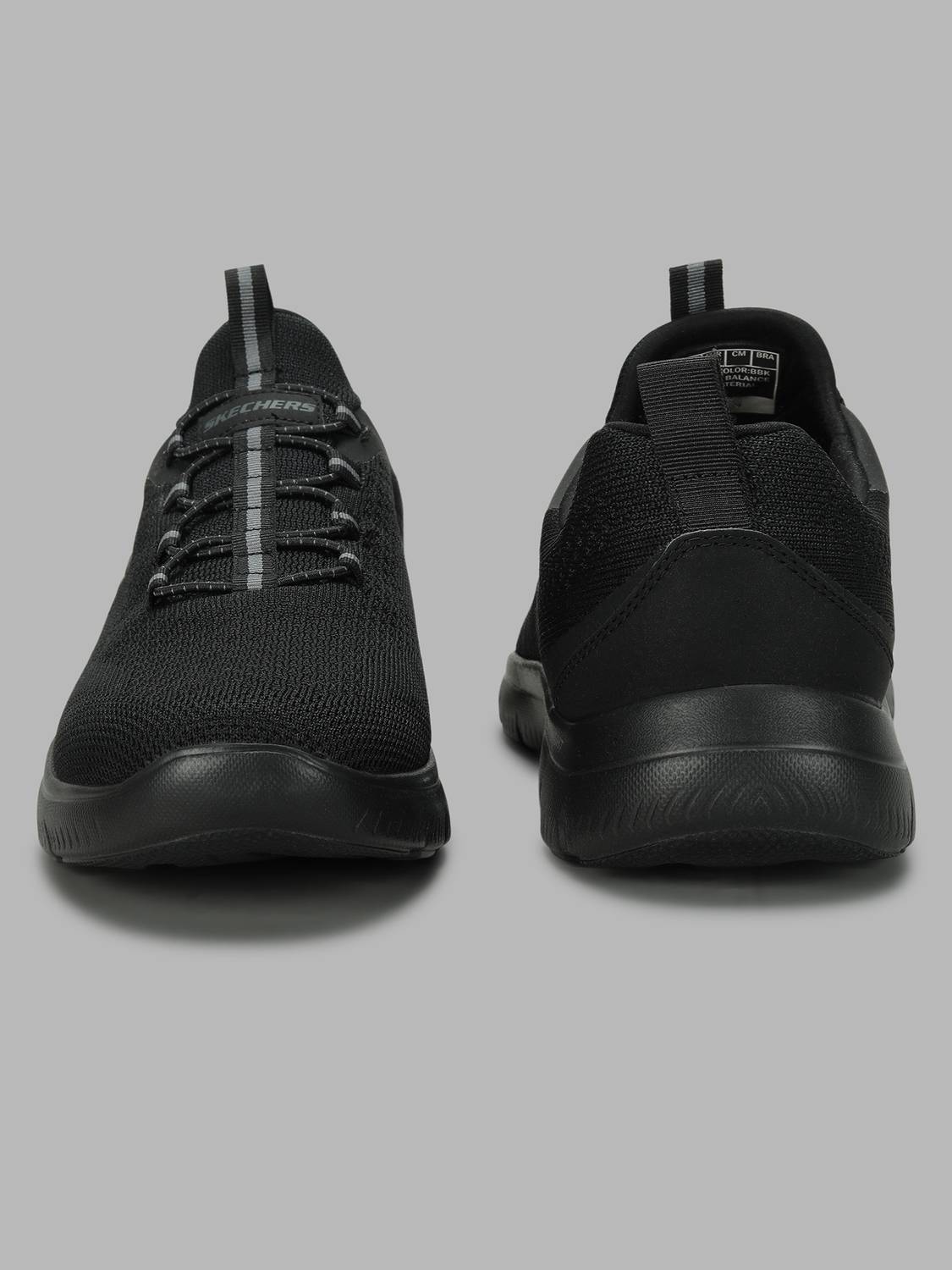 Skechers SUMMITS Walking Shoes for Men, Black - Image 5
