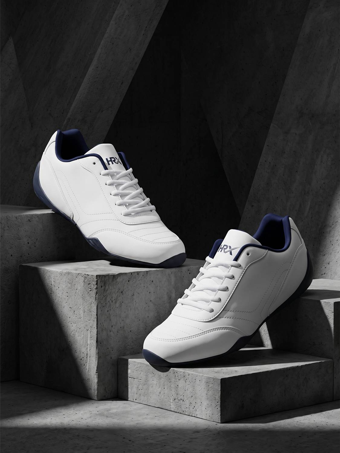 HRX Running Shoes for Men (White)
