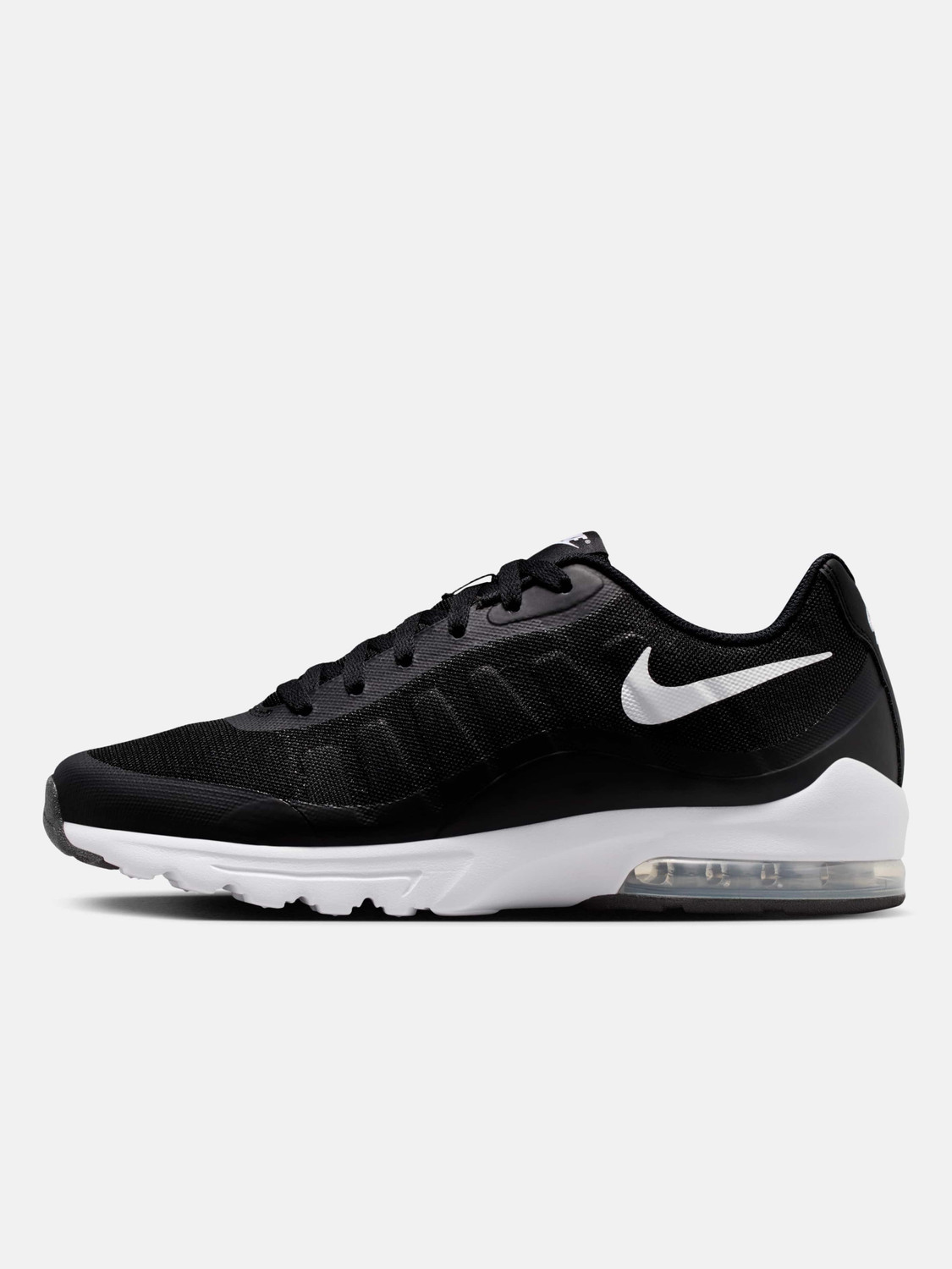 Image of NIKE Air Max Invigor Running Shoes For Men (Black, 10)