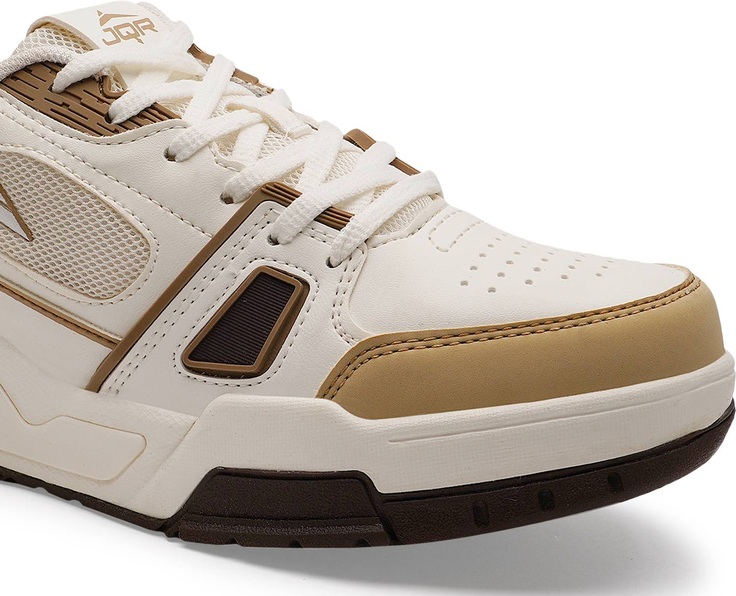 JQR ZYLON Men's White Sneakers - Image 5
