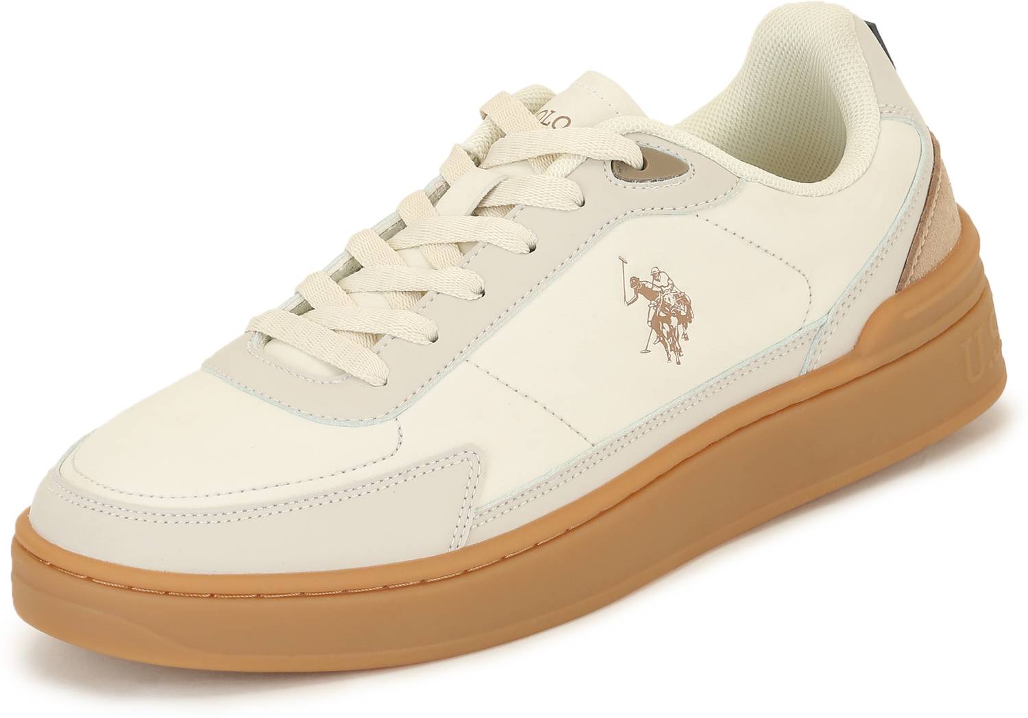 U.S. POLO ASSN. Men's White Sneakers - Image 4