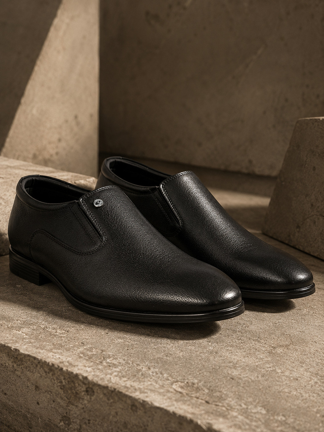 Image of Allen Cooper Genuine Leather Slip On For Men