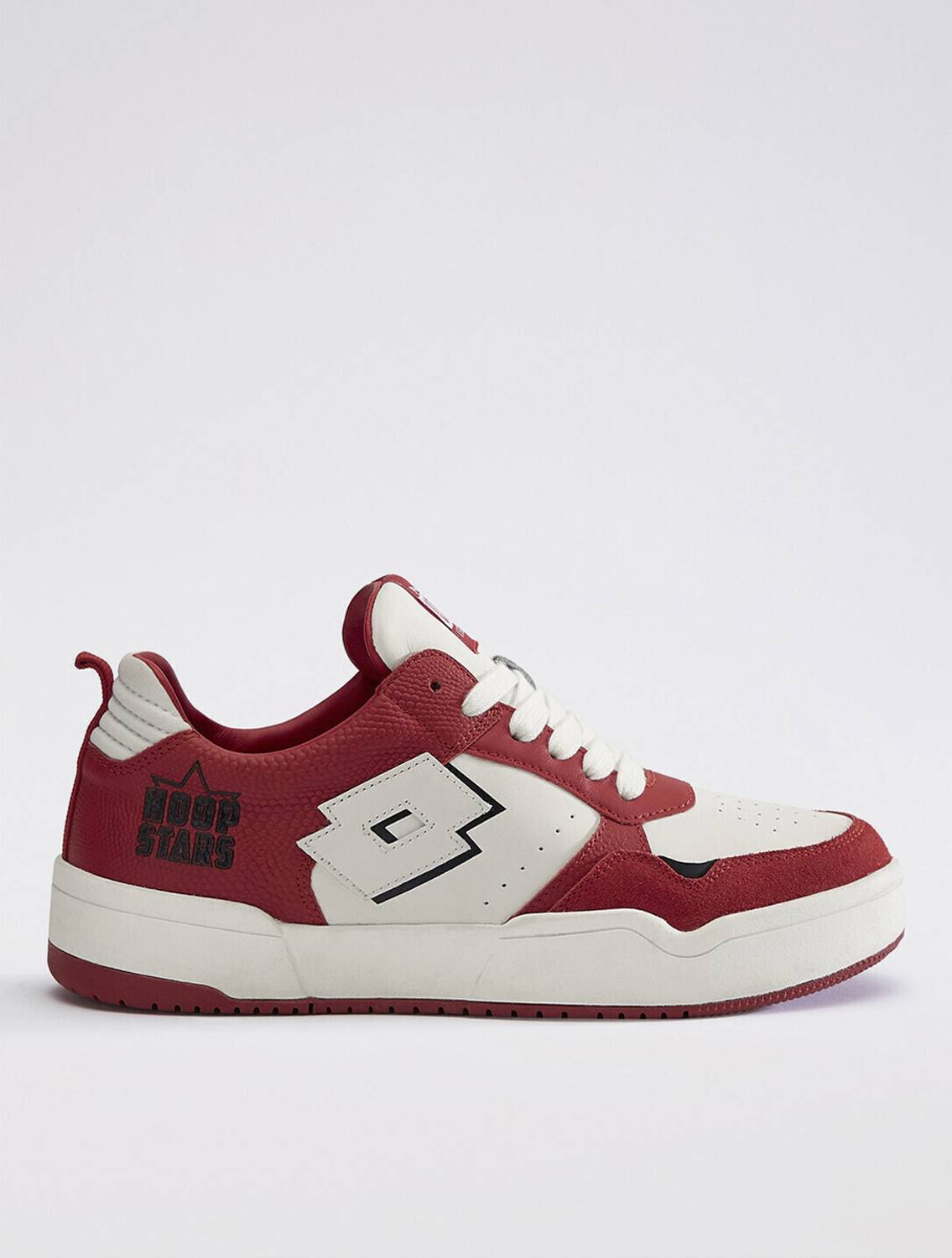 LOTTO Hoop Star OG Sneakers For Women (White , 5)