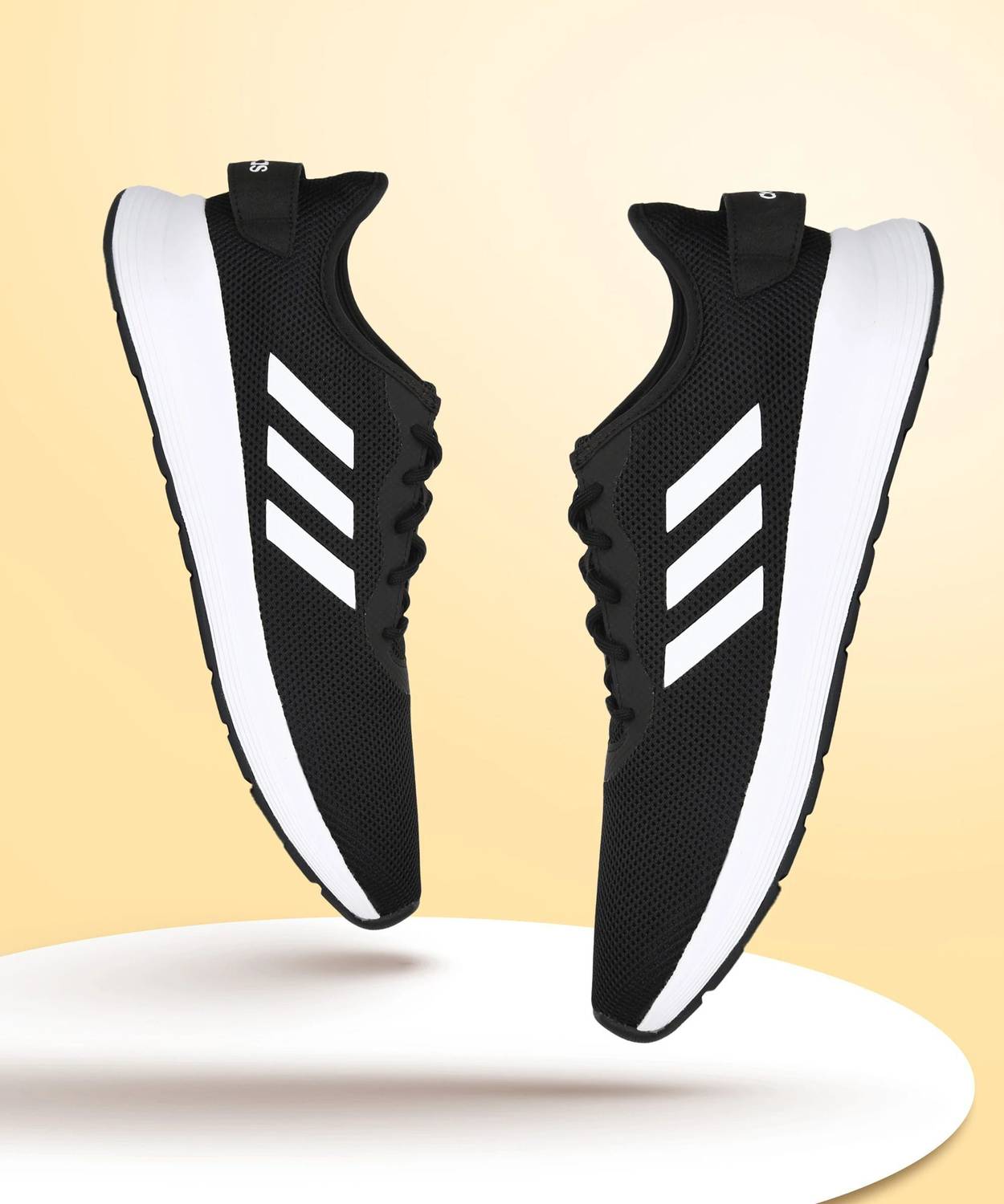 Adidas Fluo M Black Running Shoes - Image 3