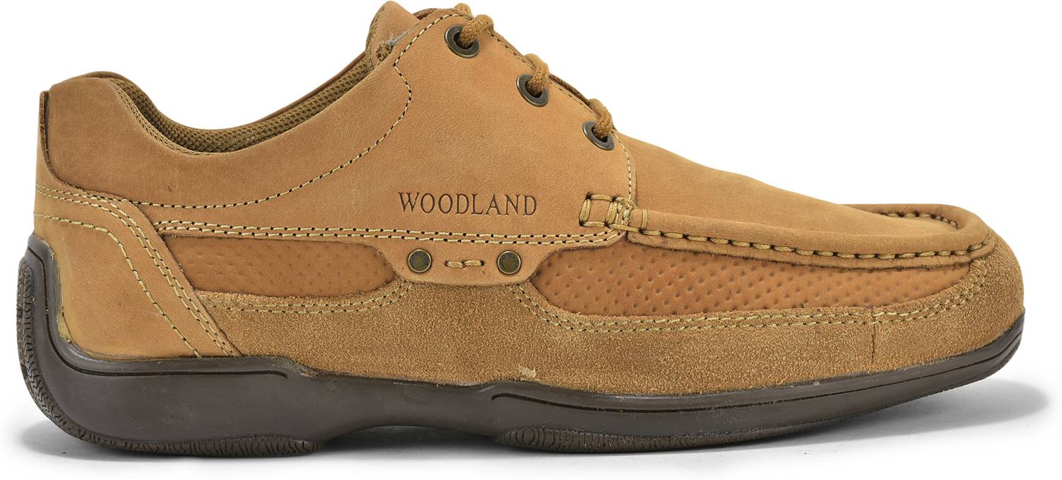 WOODLAND Men's Lace Up Casual Shoes - Image 3
