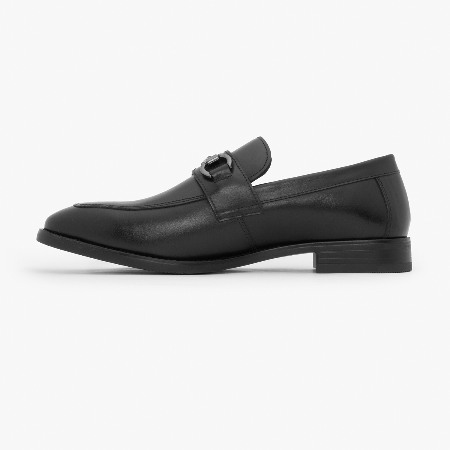 Image of RED TAPE Redtape Low Cut Loafer Dress Shoes for Men in Black | Loafer Dress Shoes Slip On For Men
