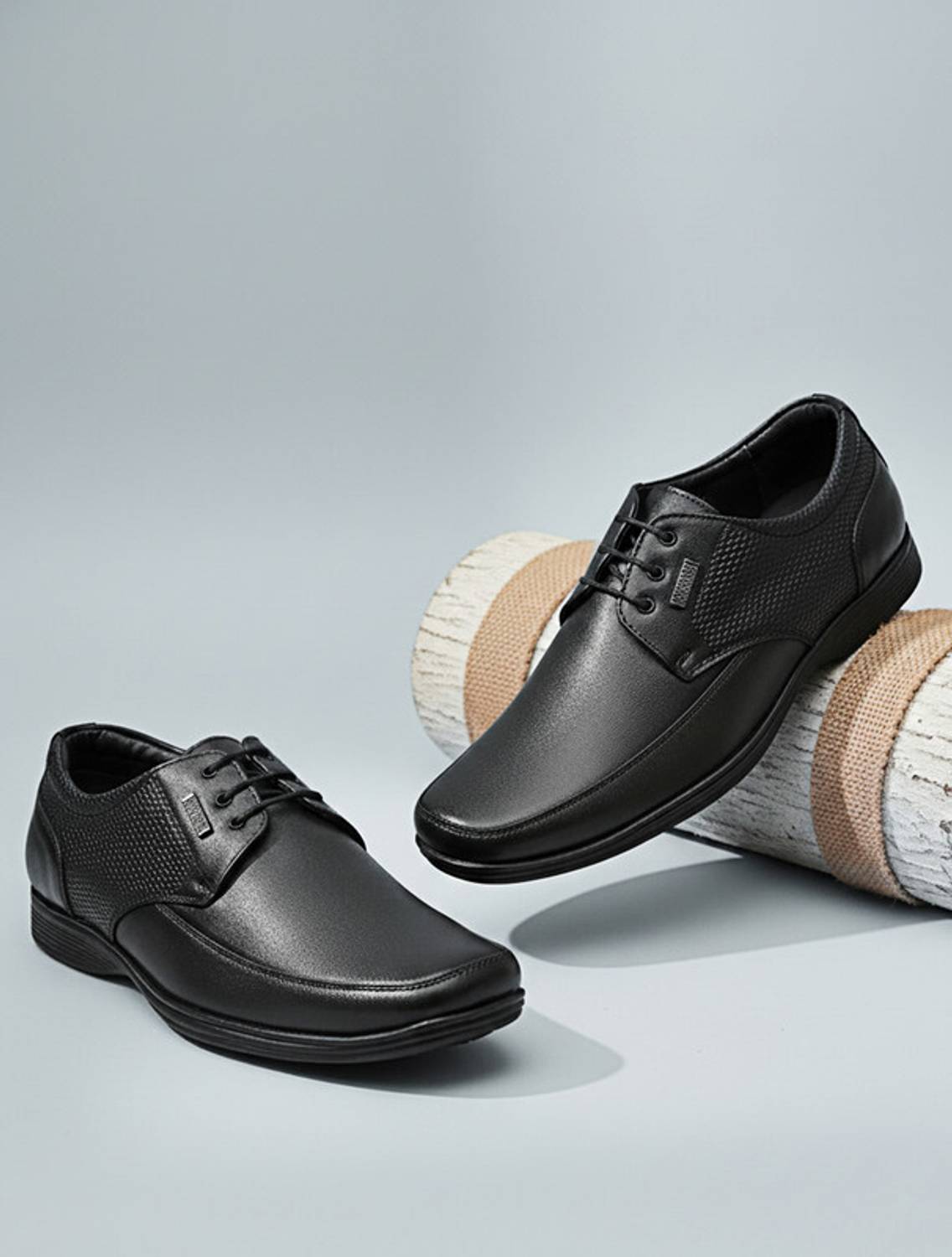 Averatto Black Lace Up Formal Shoe A9931 - Image 2