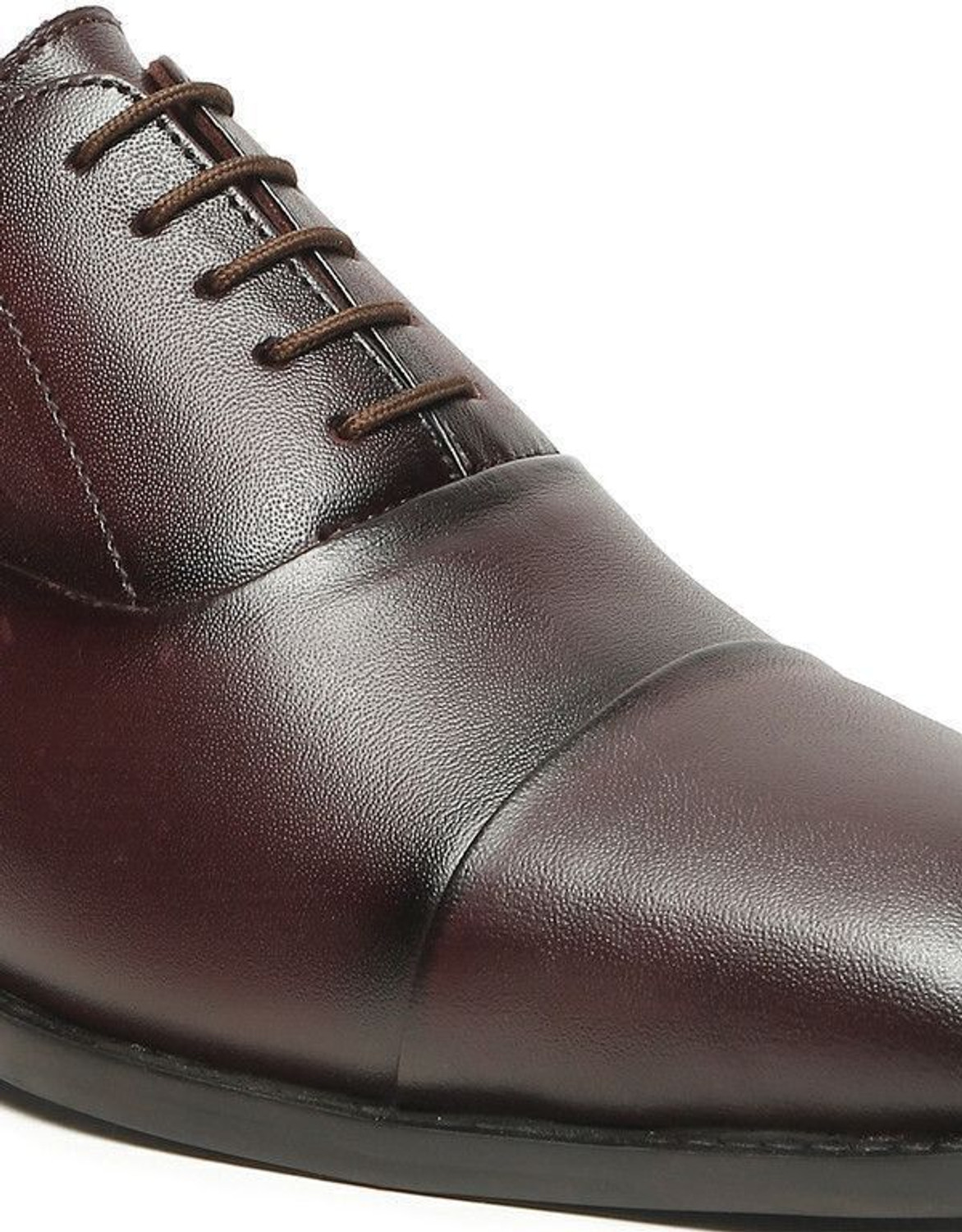 Image of Teakwood Leathers Men's Brown Oxford Lace-Up Shoes Lace Up For Men