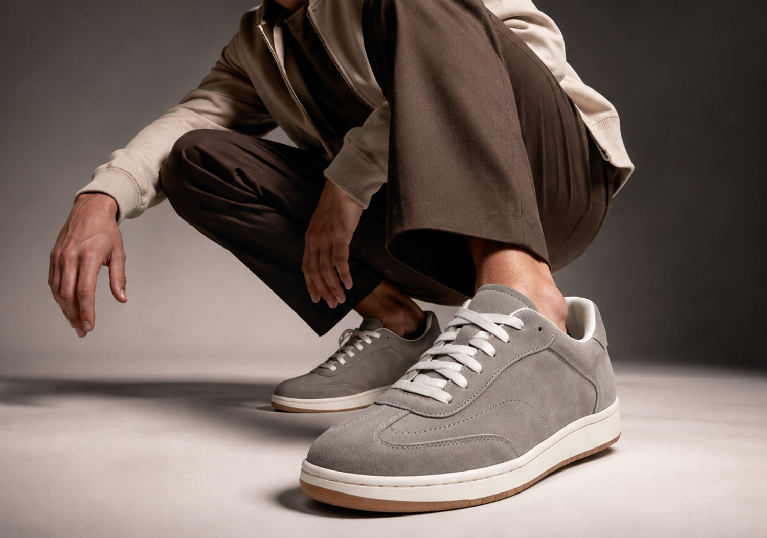 Image of HARVARD sneakers with Premium leather Upper & TPR Sole Sneakers For Men