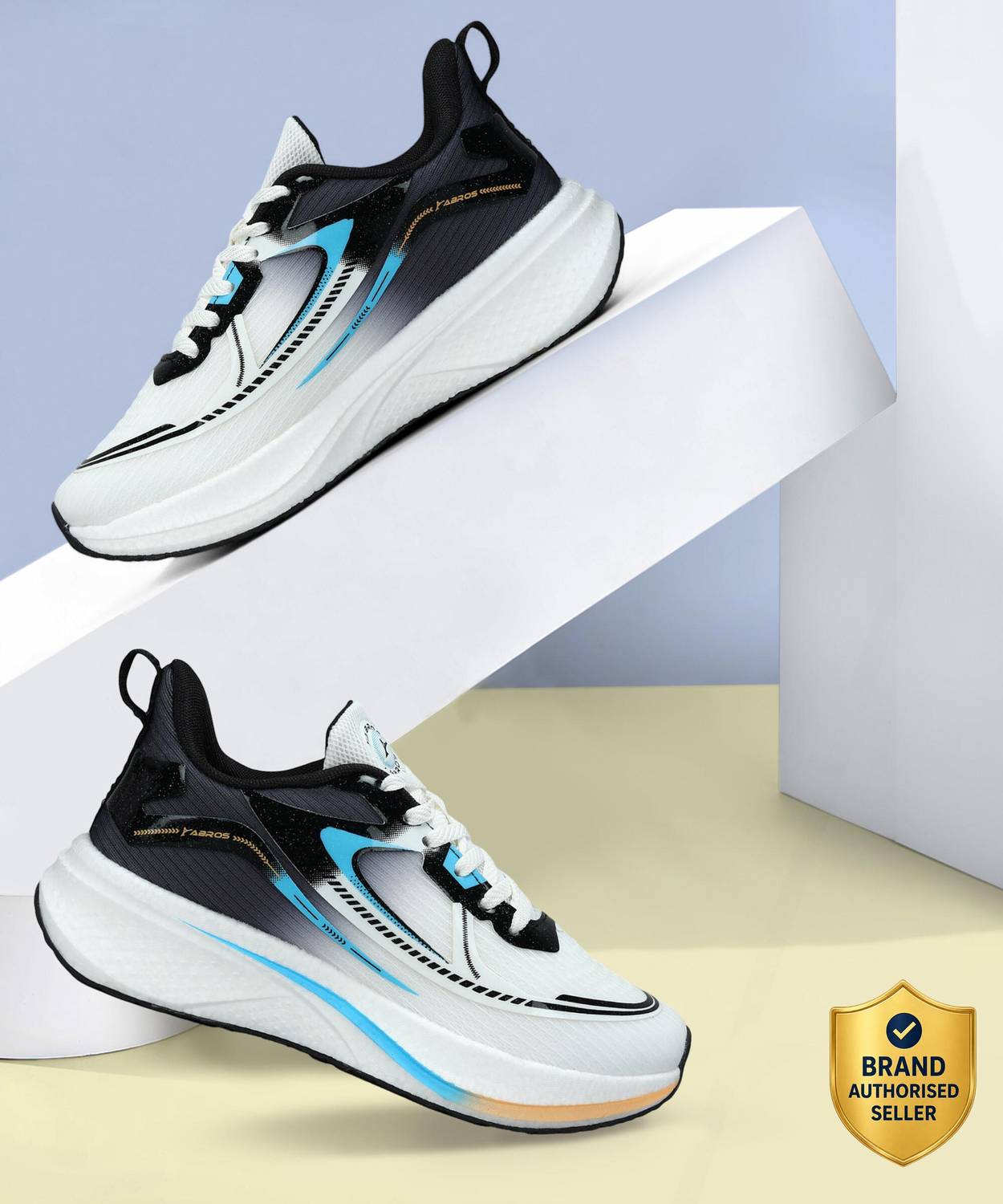 Abros RUPERT Men's Running Shoes White - Image 1