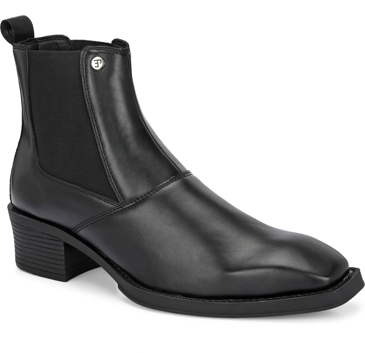EL PASO Men's Black Boots - Image 2