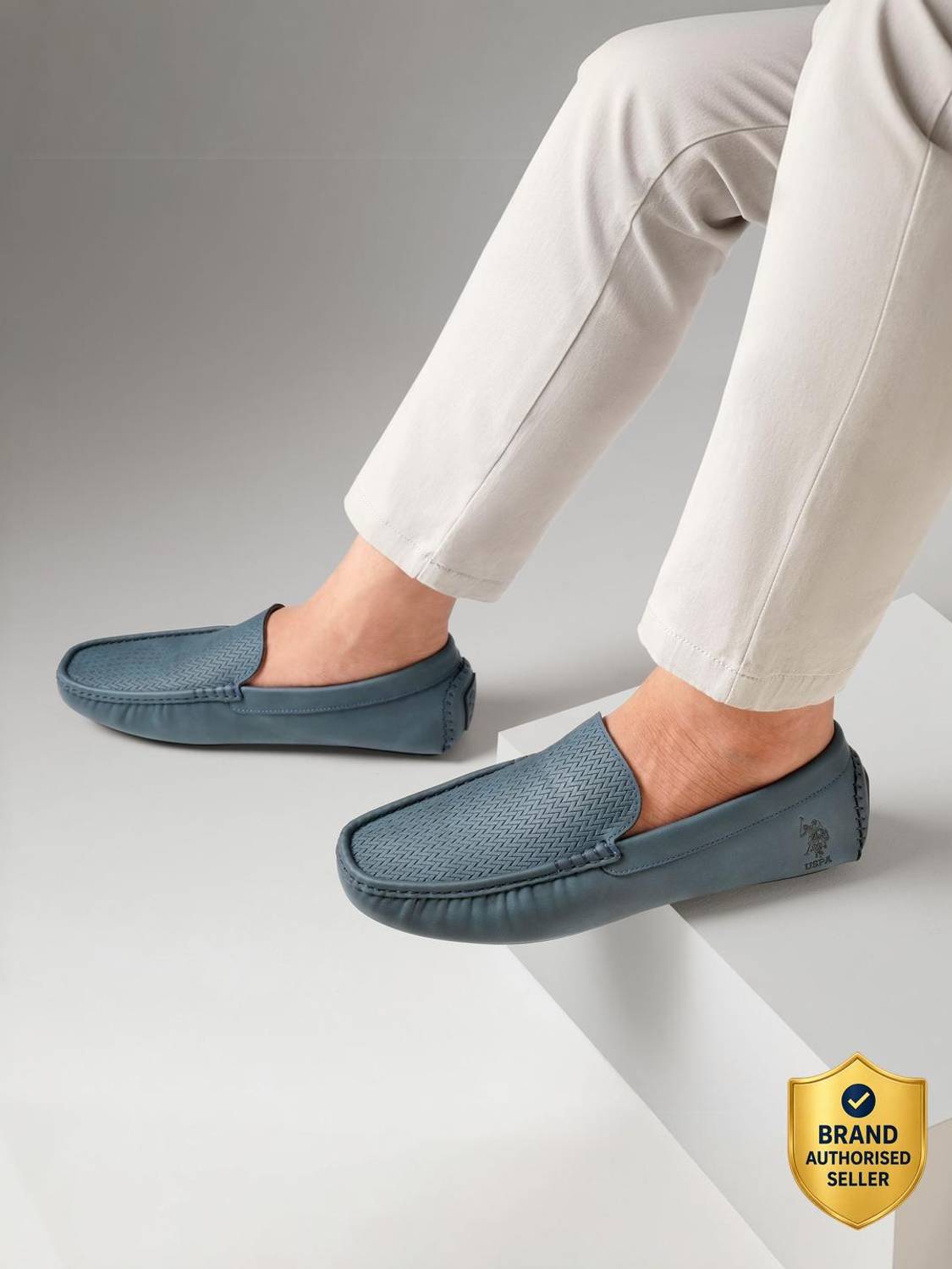 U.S. POLO ASSN. 5.0 Driving Shoes for Men (Navy) at ₹1,219 (65% Off) – Flipkart