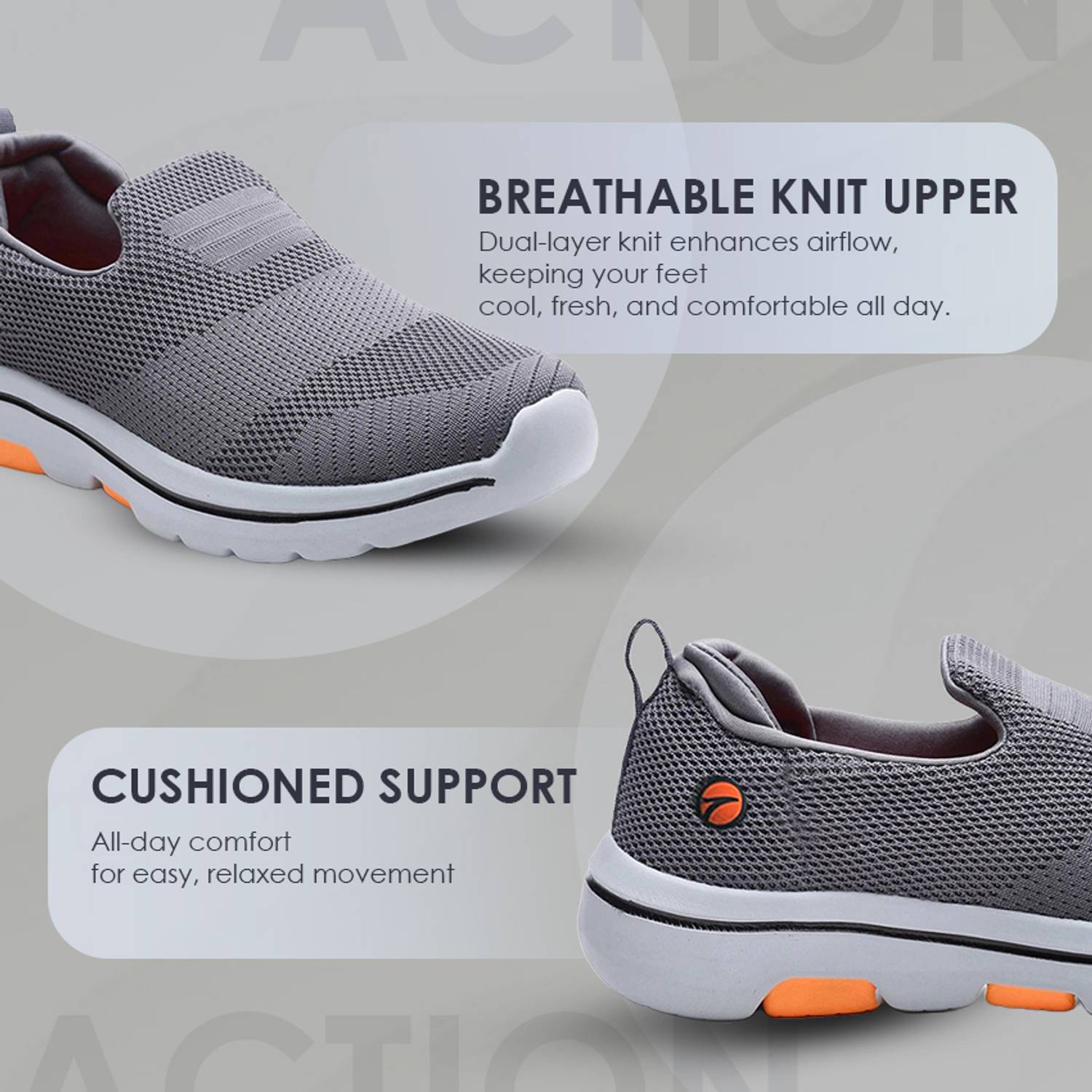 action Athleo ATG-487 Men's Running Shoes - Image 4