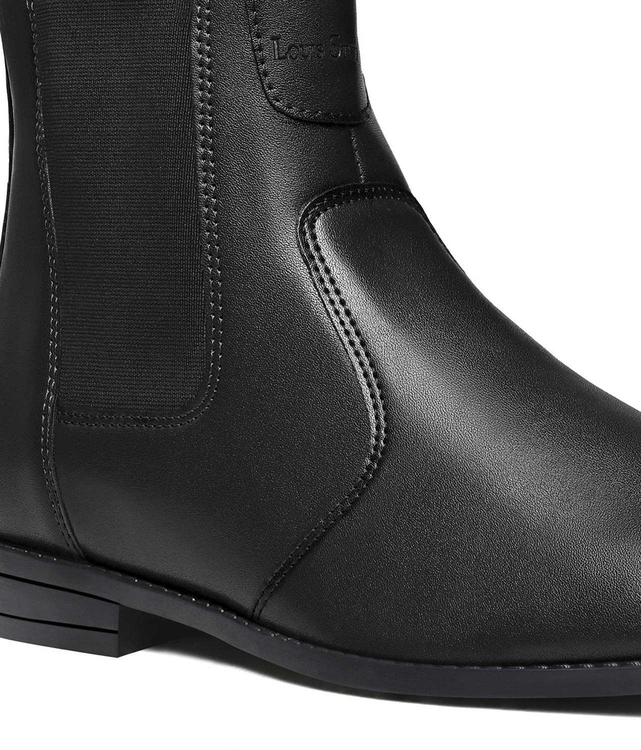 Louis Stitch Obsidian Black Chelsea Boots UK 9 - Image 5