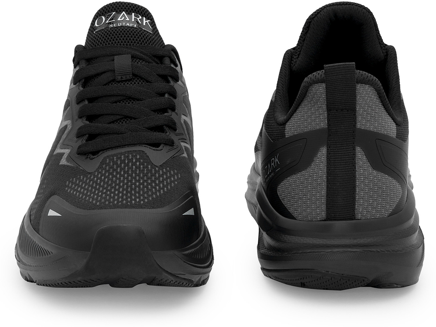 Image of RED TAPE Ozark Trail Running Shoes | Rugged Outdoor Comfort Running Shoes For Men (Black, Black, 10)