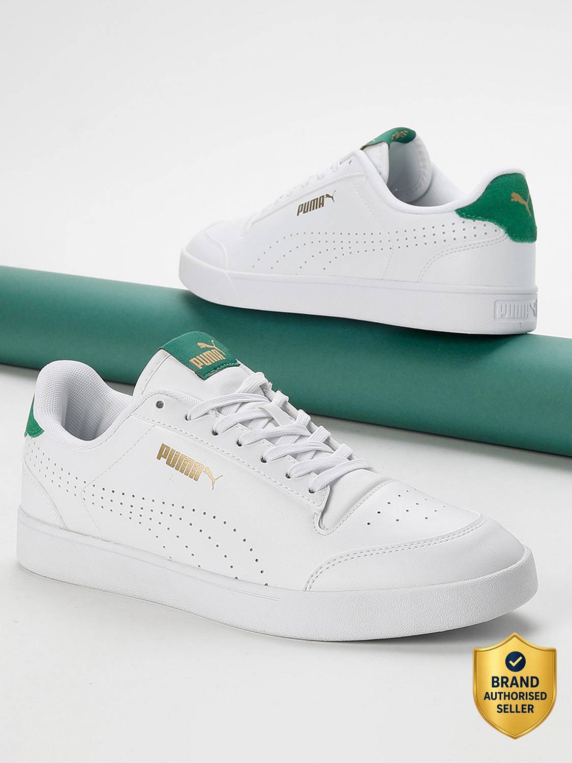 PUMA Shuffle Perf White Men's Sneakers - Image 1