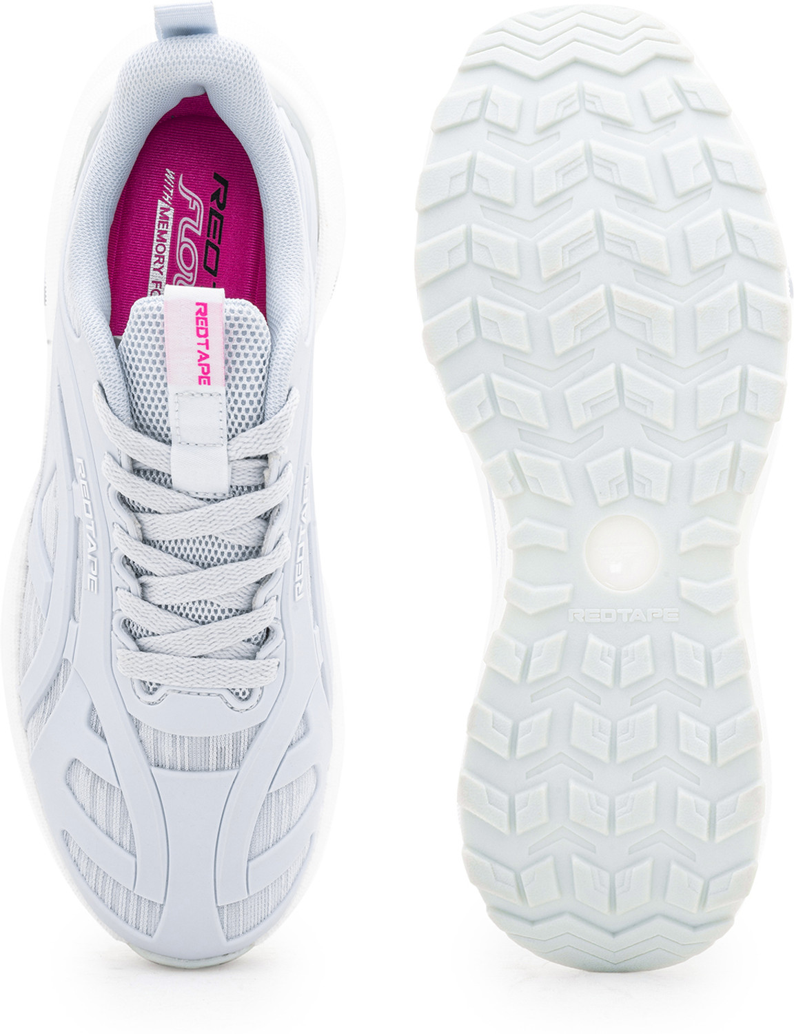 Image of RED TAPE Breathable Mesh, Lightweight Comfort, Lace-Up Fit & Stylish Performance Walking Shoes For Men