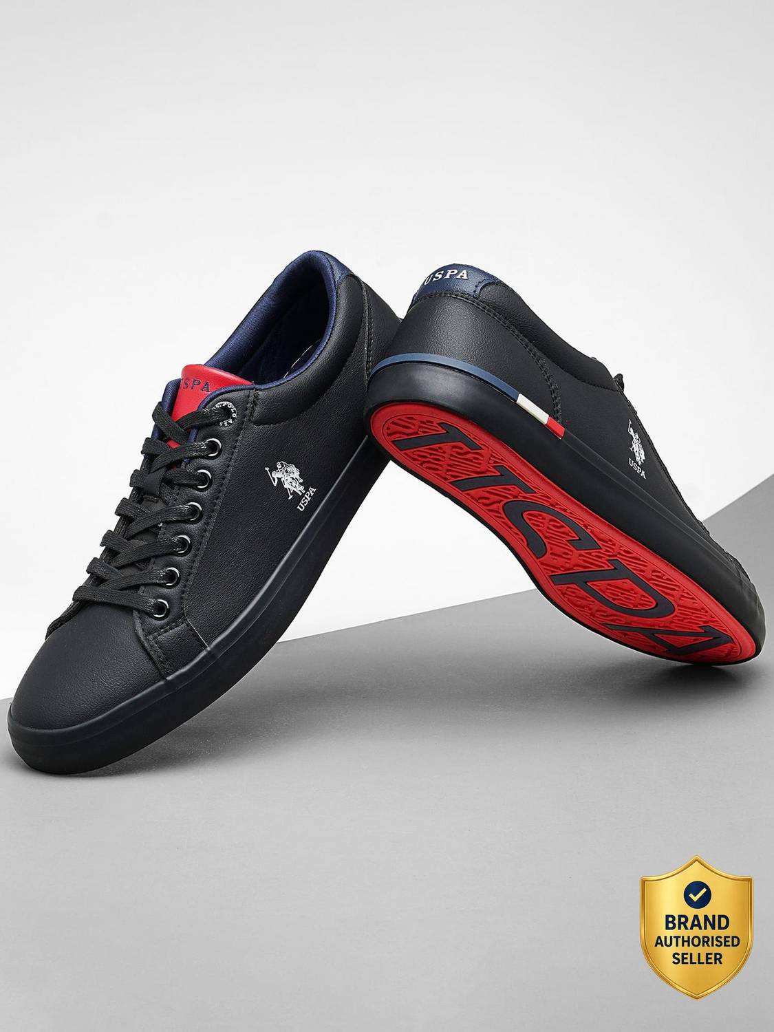 U.S. POLO ASSN. ANTON 4.0 Sneakers for Men, Black