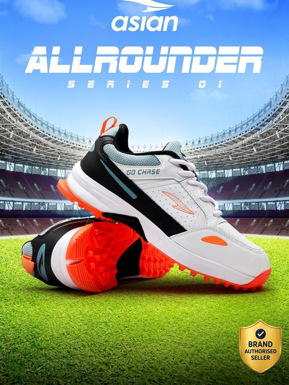 asian All Rounder-01 Men’s Cricket Shoes - Image 1