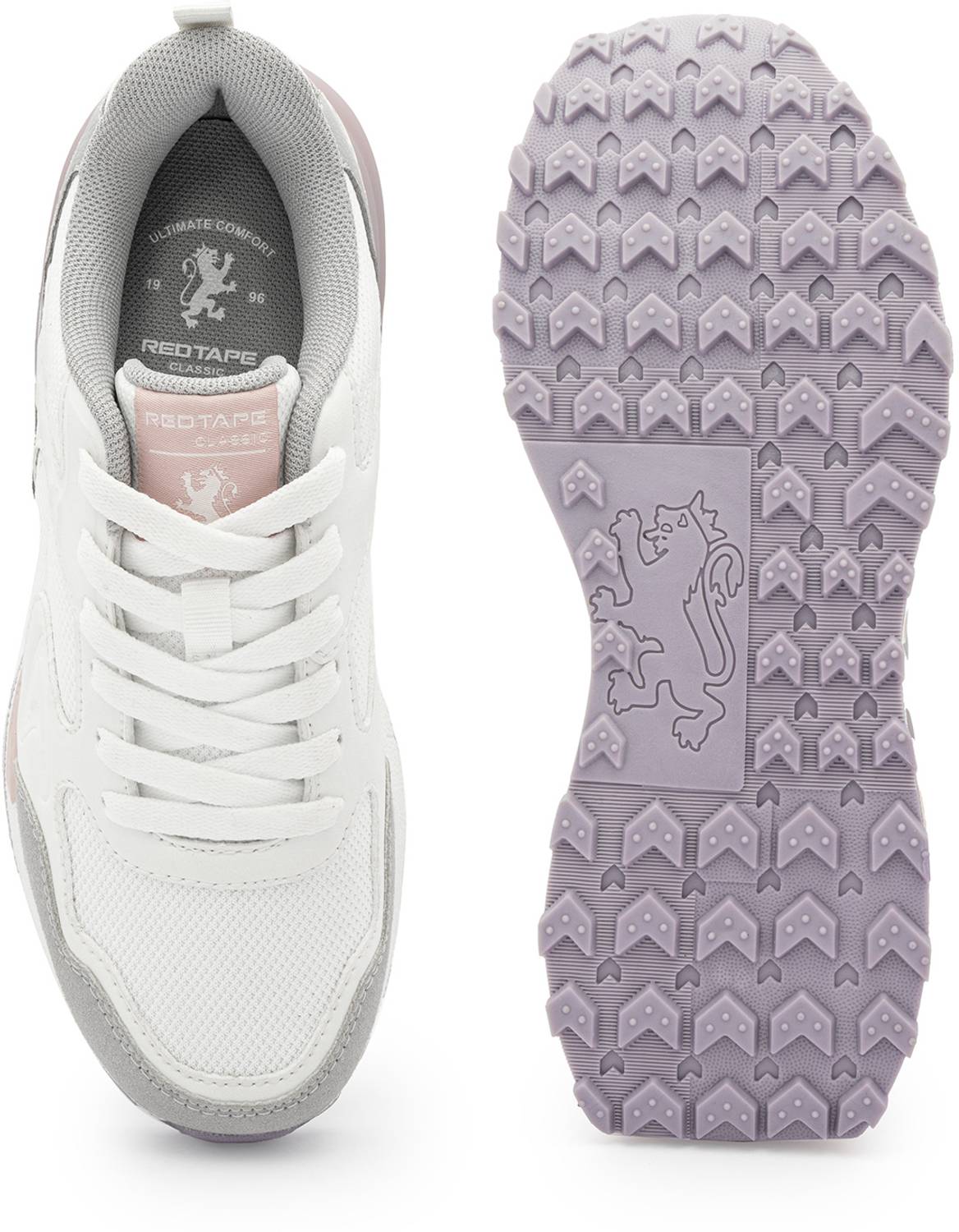 RED TAPE Women's Red Lifestyle Sneaker - Image 5