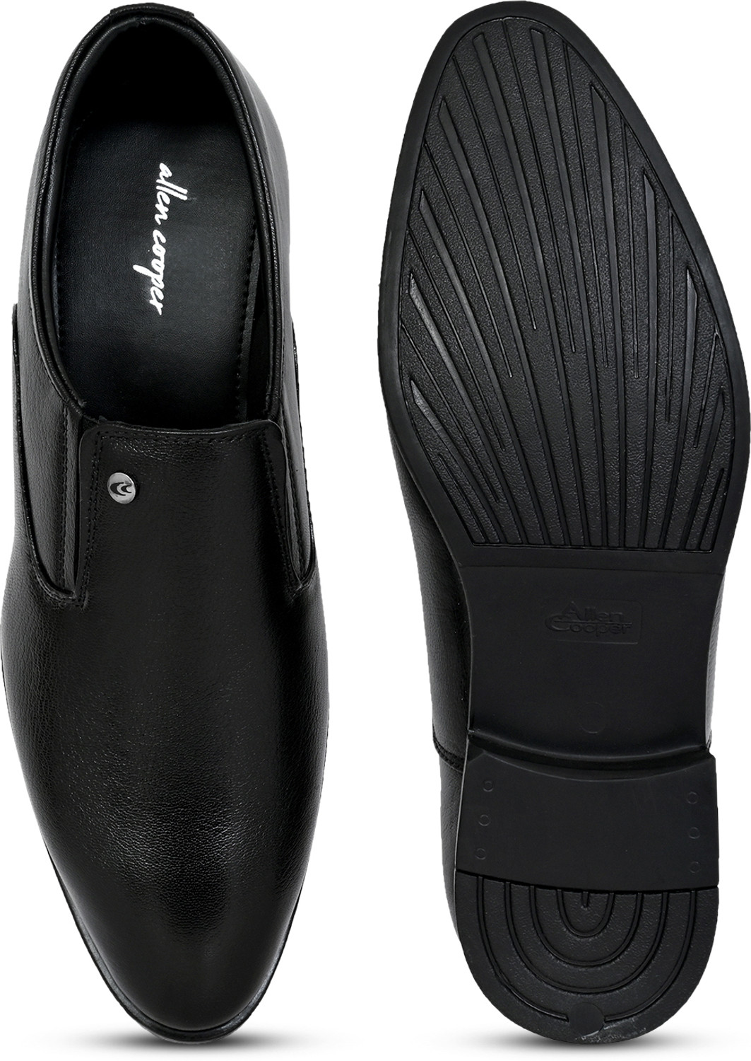 Image of Allen Cooper Genuine Leather Slip On For Men