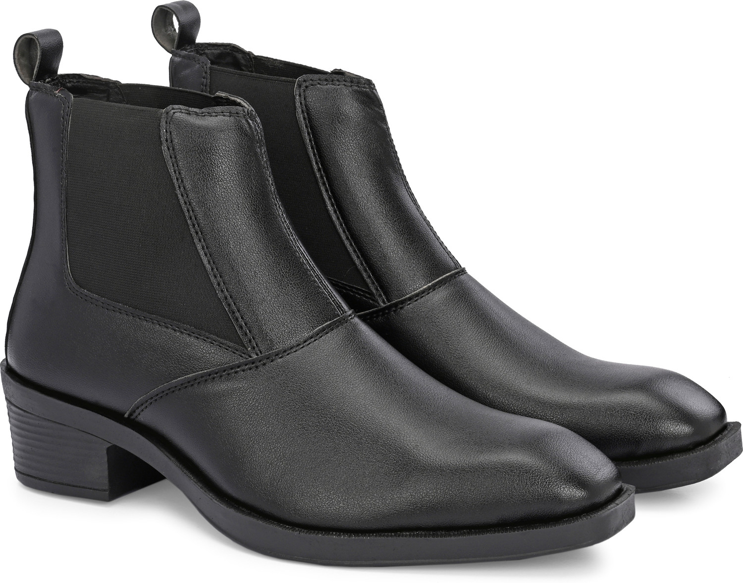 Image of Pocy Shoes Black Chelsea Boots For Men's Boots For Men
