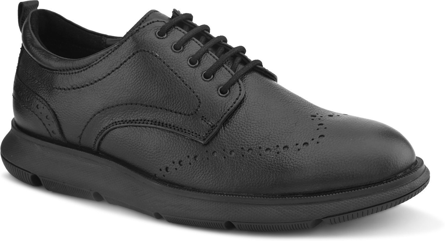 Image of VONTONY VT 605 Black Brogues For Men