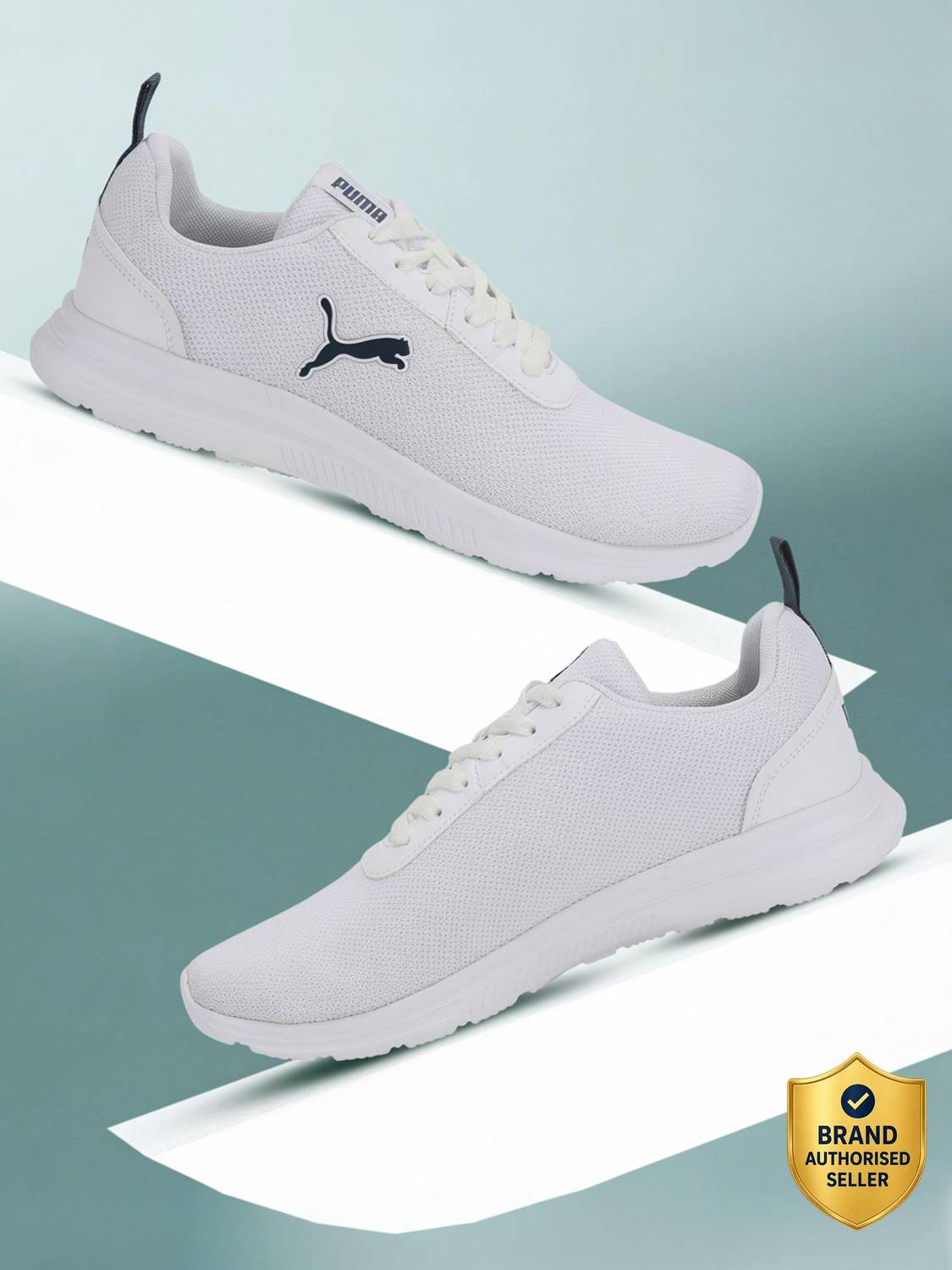 PUMA Bridge Comfort Sneakers for Men, White