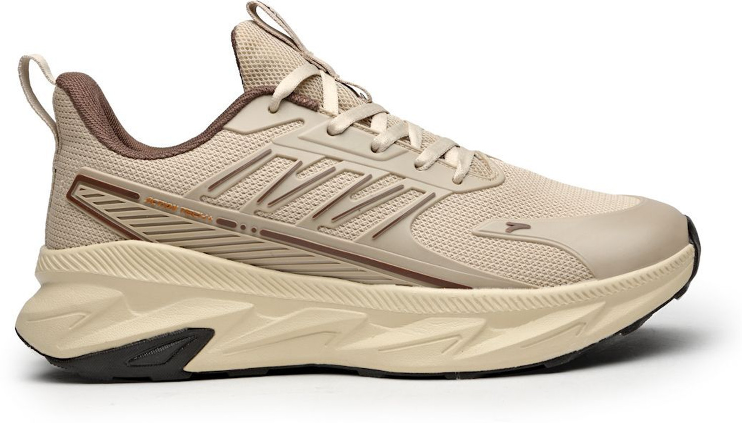 Image of action N-2204 Comfortable Breathable Lightweight Trendy Sports Lace Ups Running Shoes Running Shoes For Men