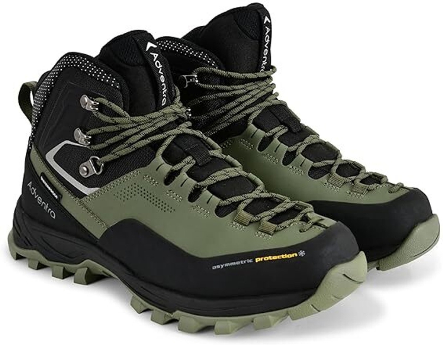 Image of Adventra Adventra Men's Warm Waterproof Hiking Boots |WH1106 | Green Outdoors For Men