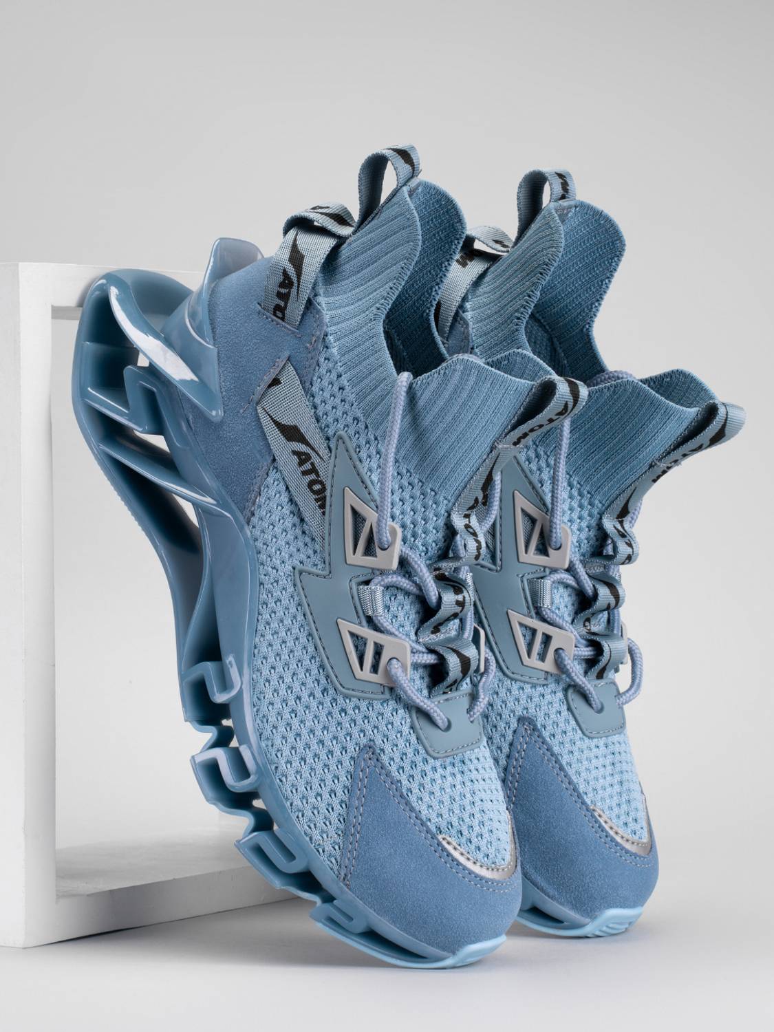 ATOM Spring Edge Alpha 2 Blue Sneakers For Men - Image 4