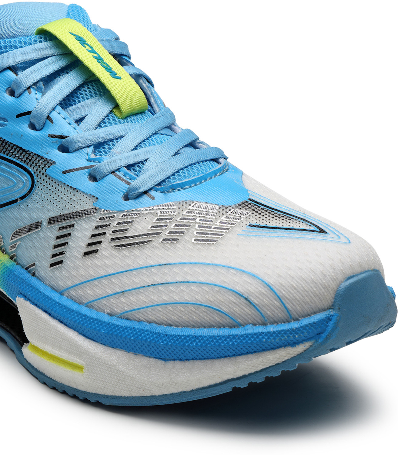 Image of action Athleo TURBO-2502 Lightweight Breathable Comfortable Sports Lace-Ups Running Shoes For Men