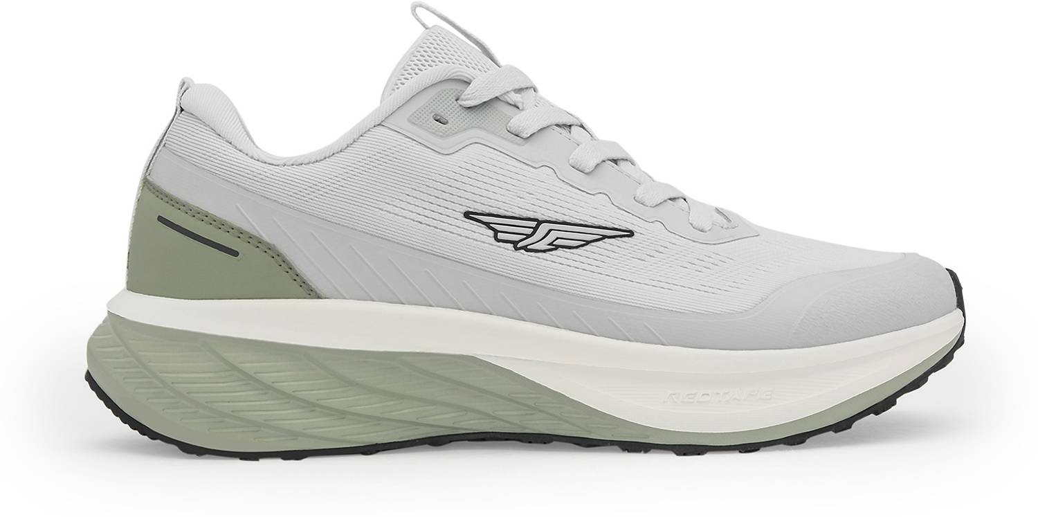RED TAPE Low Cut Sports Shoes for Men in White Green - Image 2