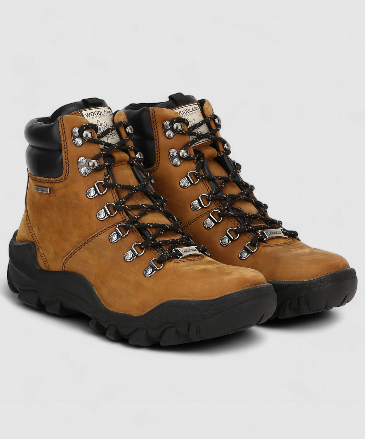 Image of WOODLAND Outdoor Durable Comfortable Everyday High Ankle Boots For Men