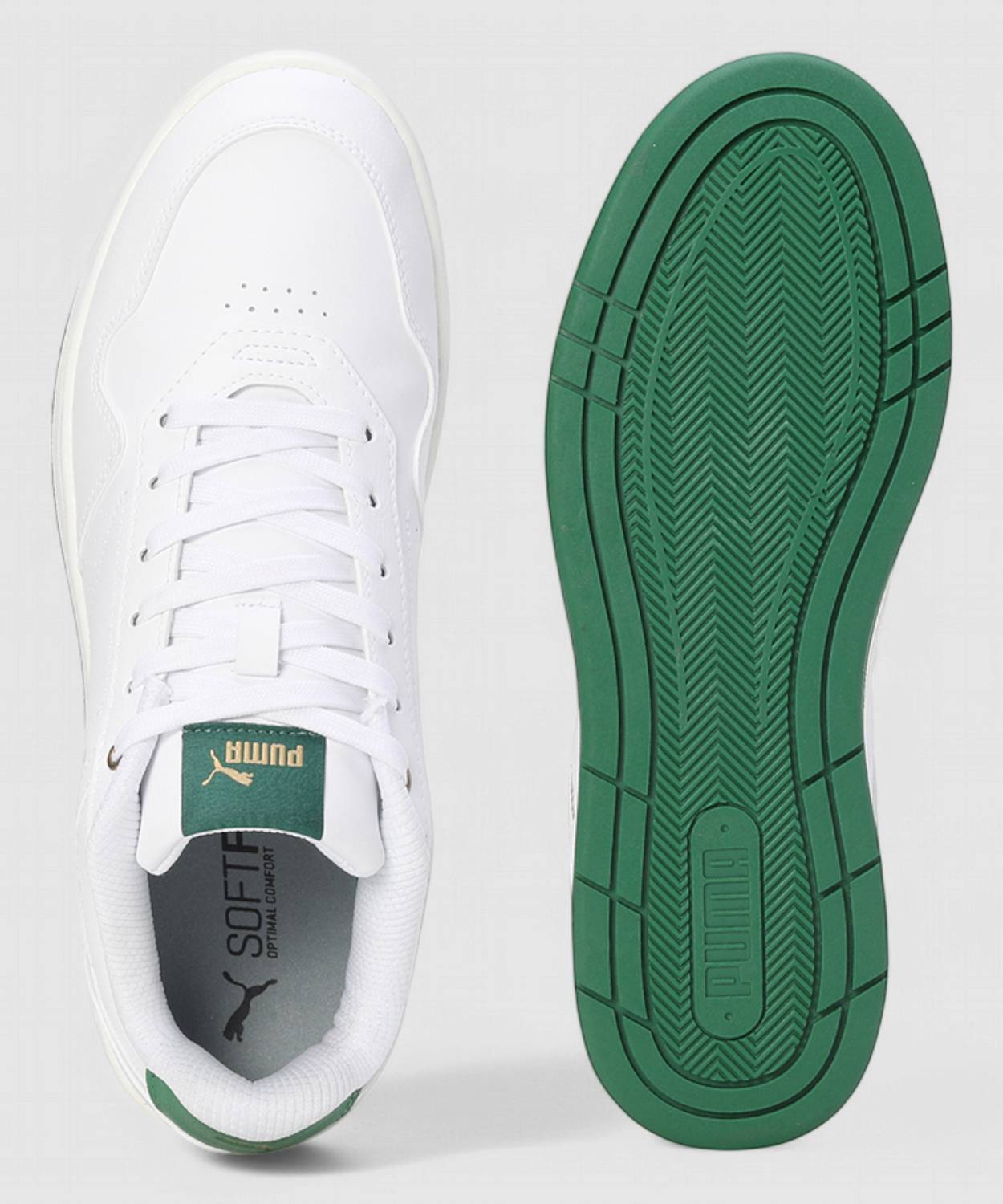 PUMA Court Classic White Sneakers For Men - Image 5