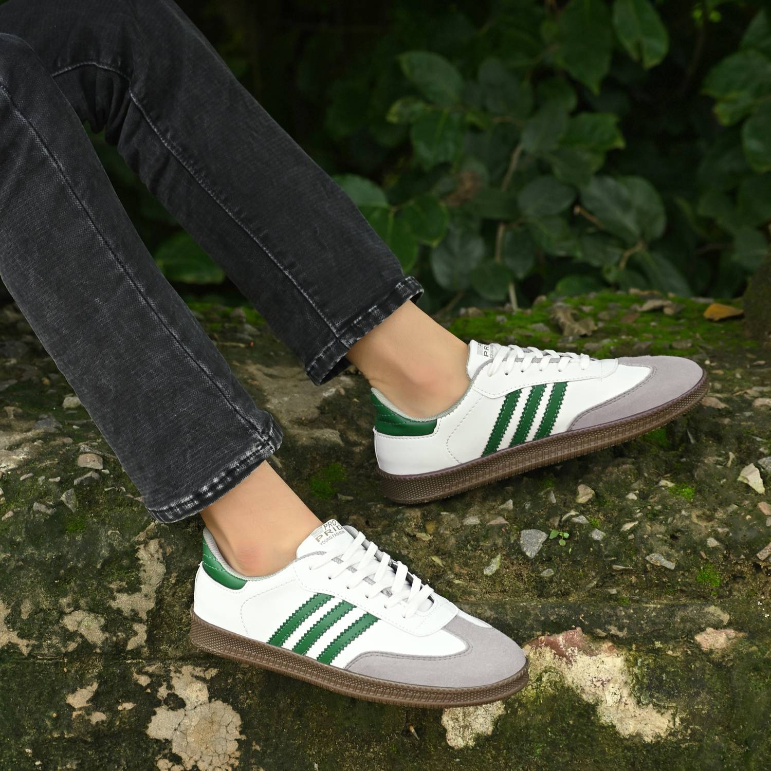 PROPRIDE Young Fashion Green Sneakers for Men - Image 4