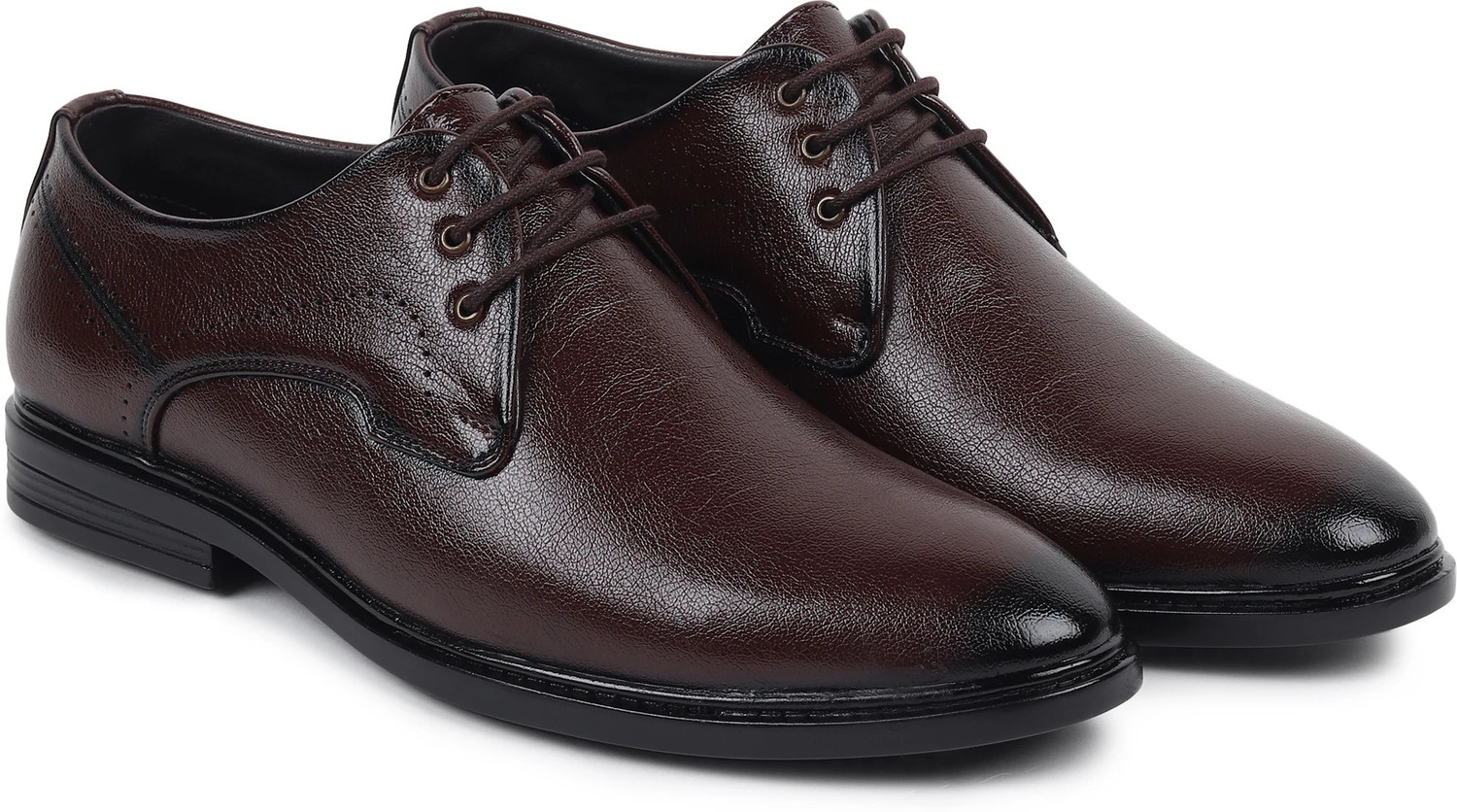 Image of Zixer Leather Mid-Top Formal Shoes Men's /Office Leather Shoe For Men /Derby Formal Shoe Oxford For Men