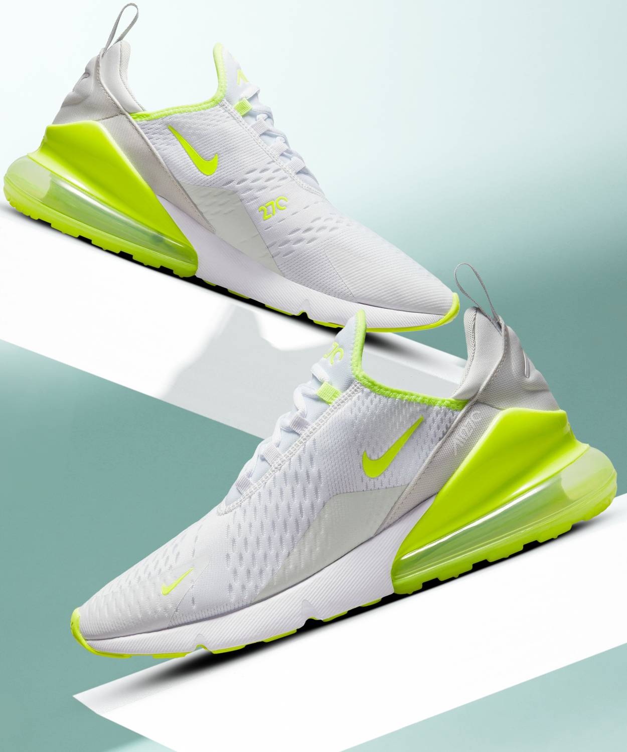 running shoes nike air 27 mens green