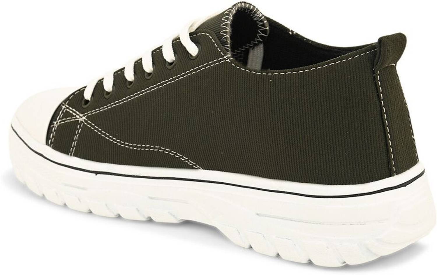 AMICO Canvas Shoes For Men Green - Image 4